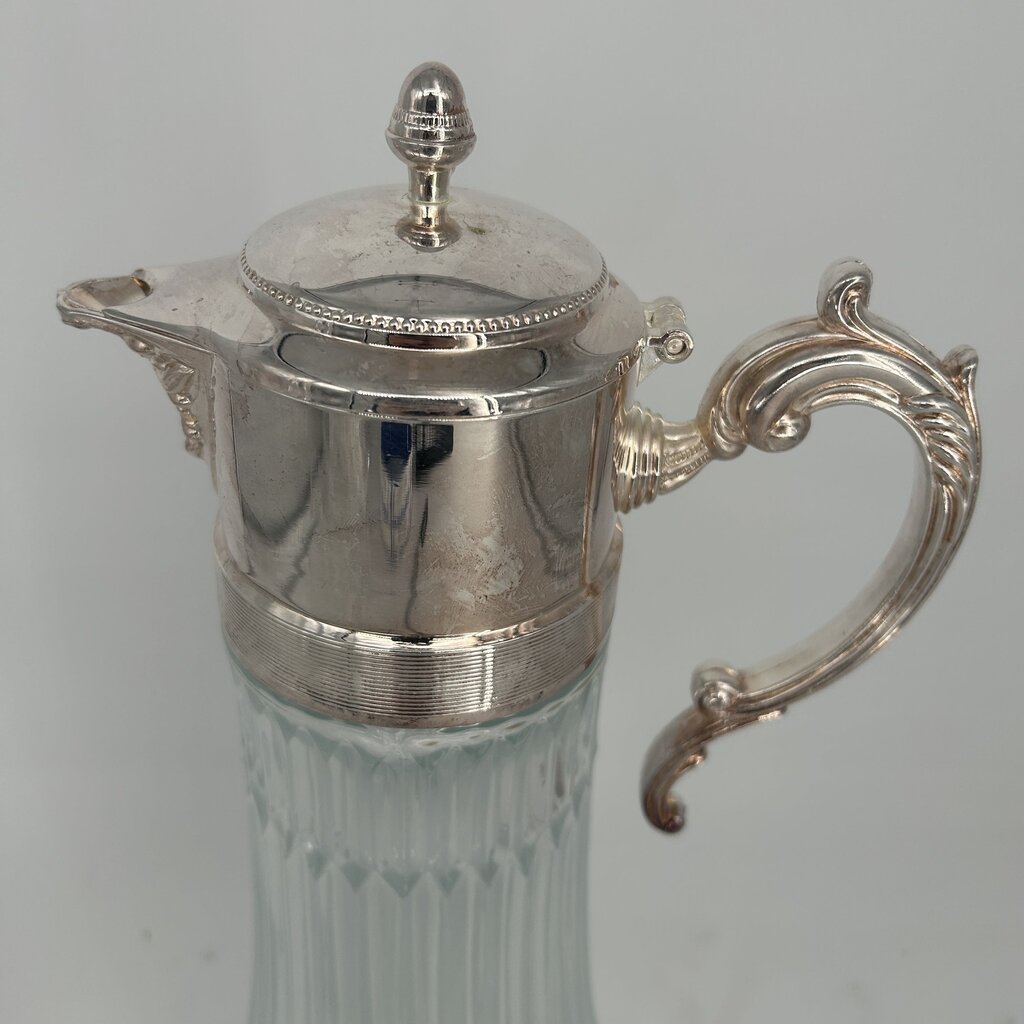 Silver & Crystal Pitcher
