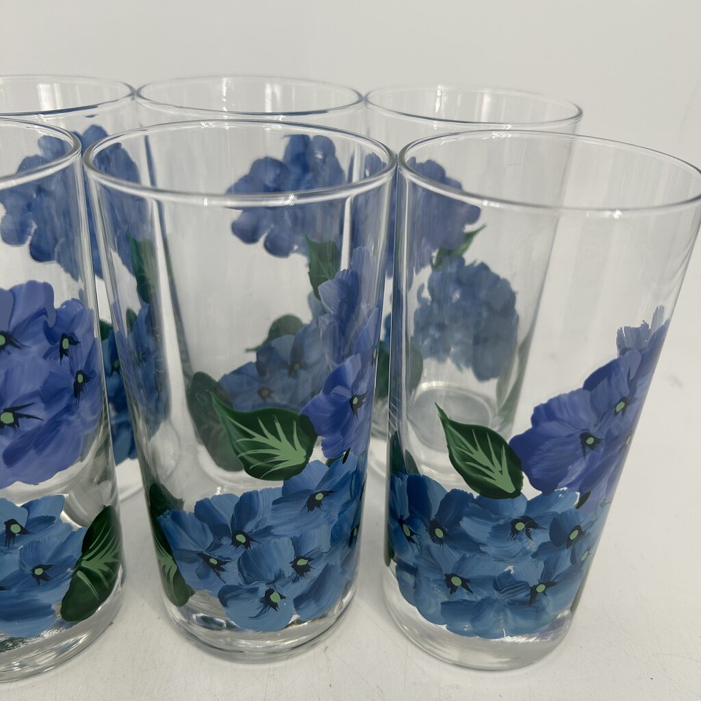 Hydragenas Painted Glassware
