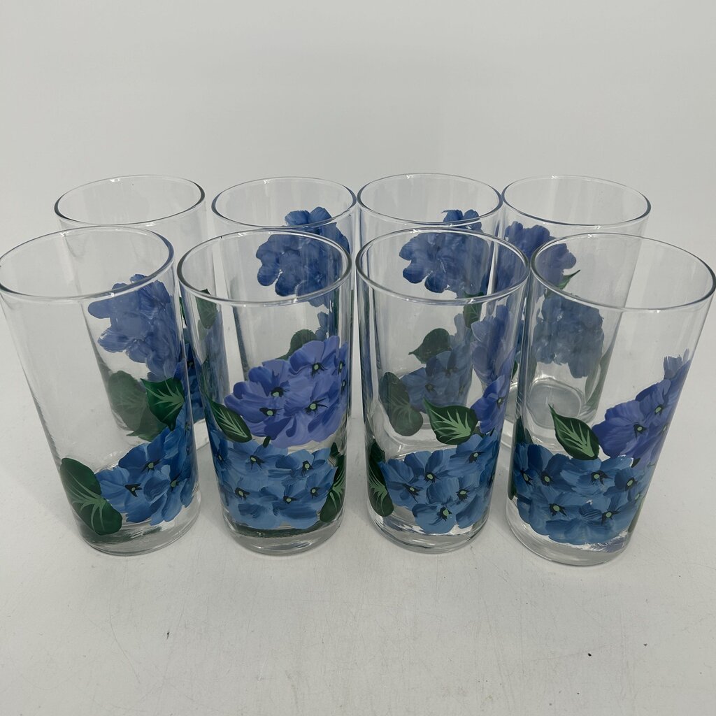 Hydragenas Painted Glassware