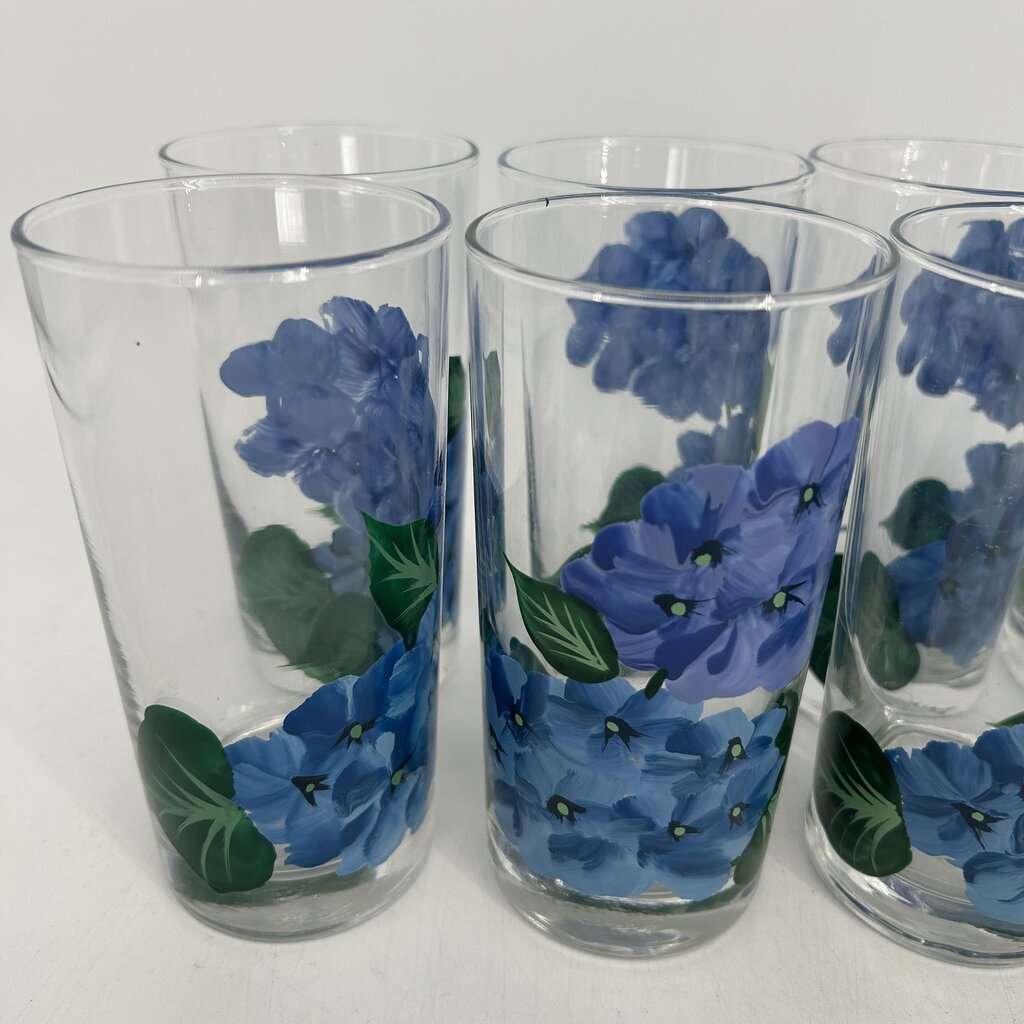 Hydragenas Painted Glassware