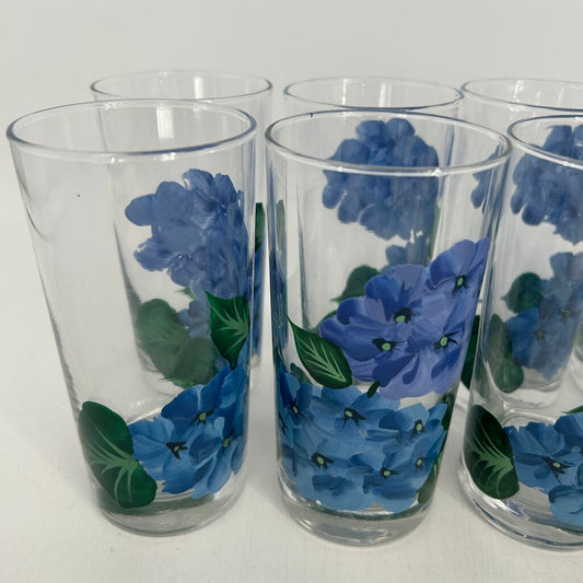 Hydragenas Painted Glassware