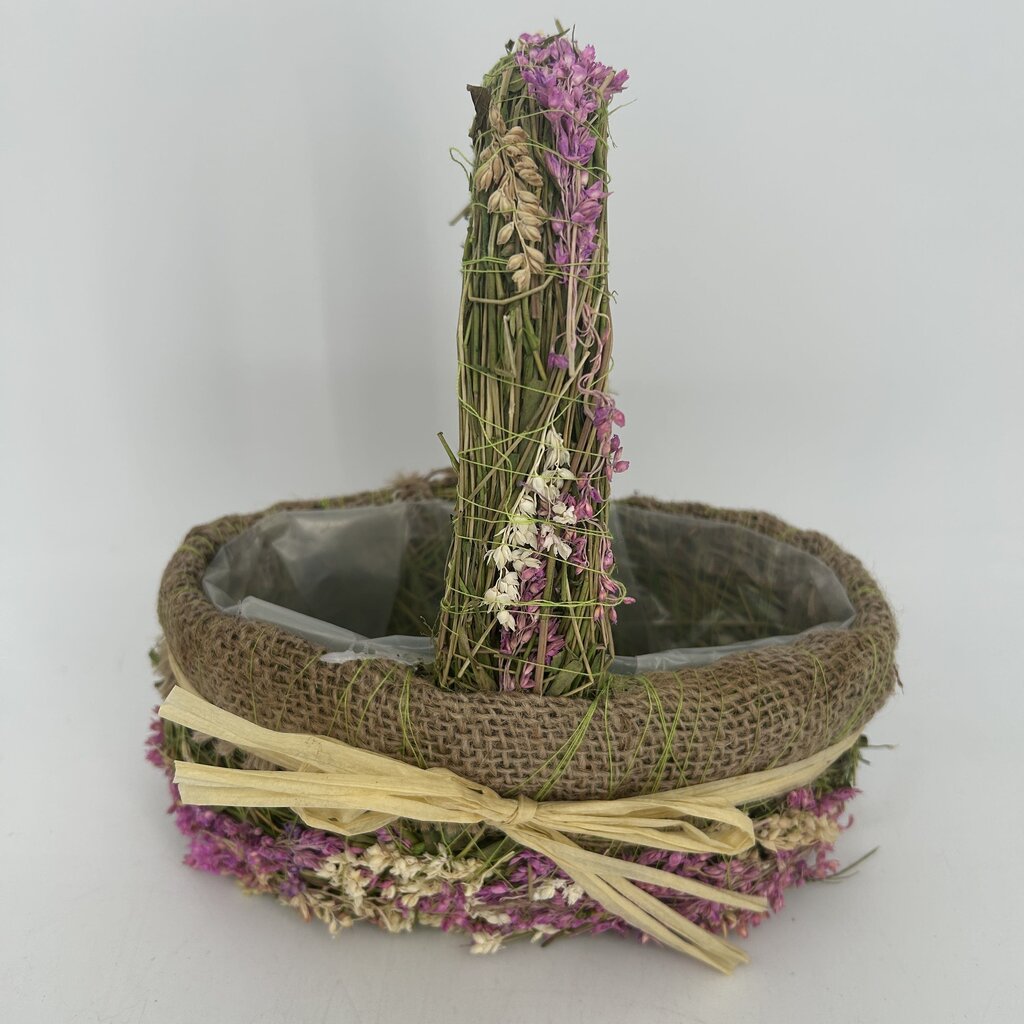 Lavender Wrapped Basket