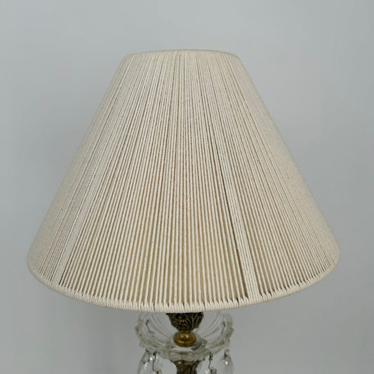 Brass & Crystal Lamp