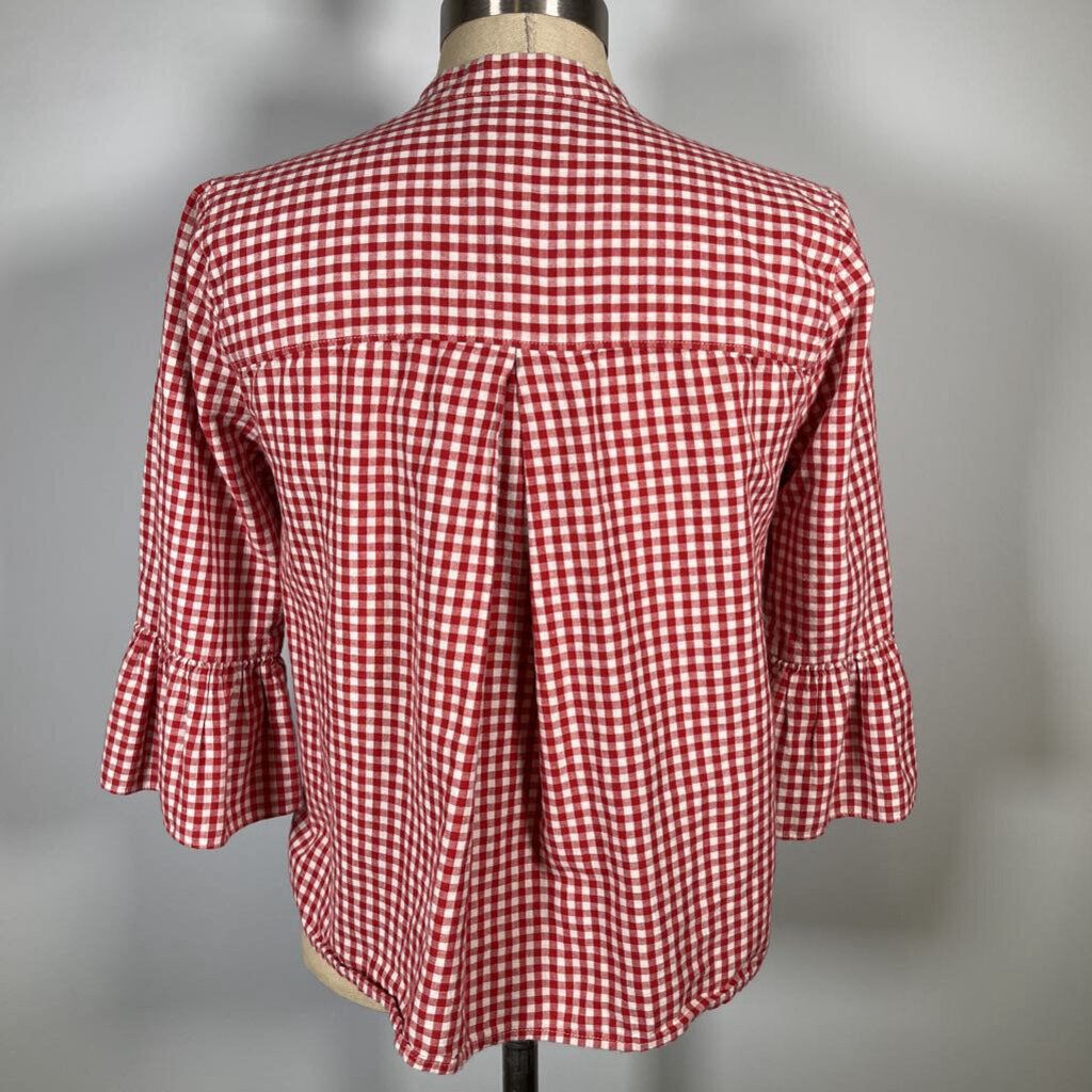 Madewell 3/4 Slv Checked Shirt