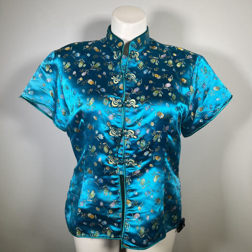 Thuong Mandarin Silk Floral Jacket