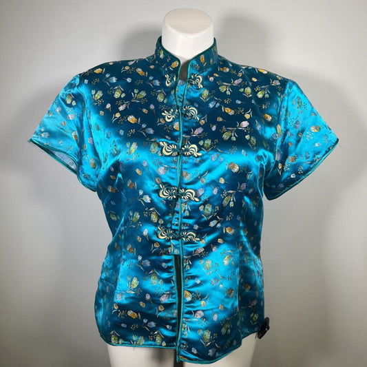 Thuong Mandarin Silk Floral Jacket