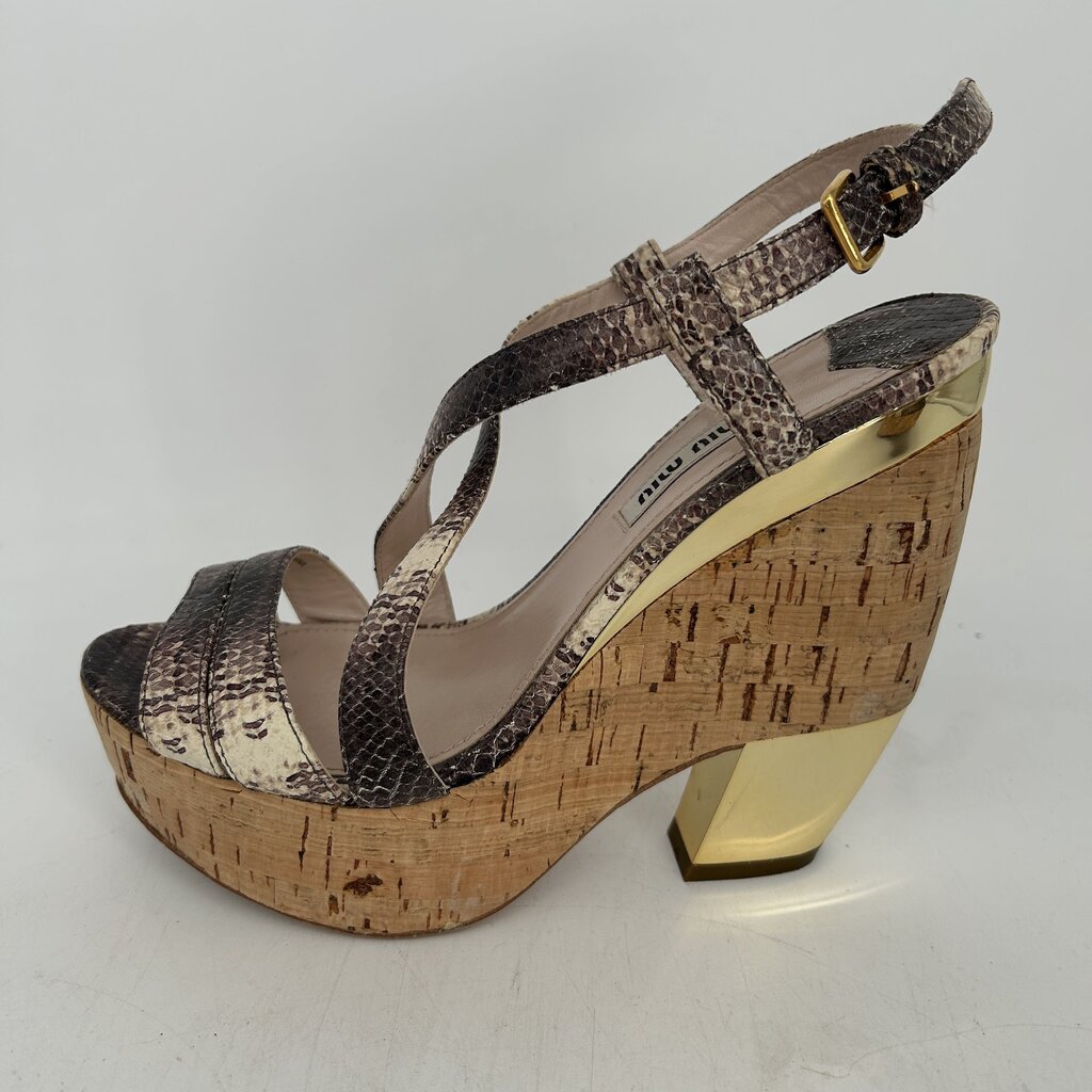 Miu Miu Pseudo Wedge Heel