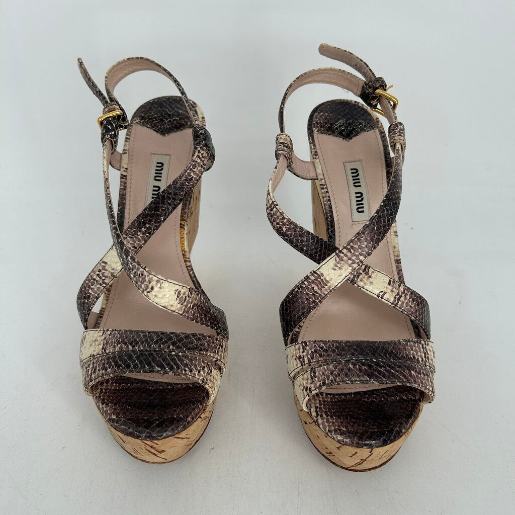 Miu Miu Pseudo Wedge Heel