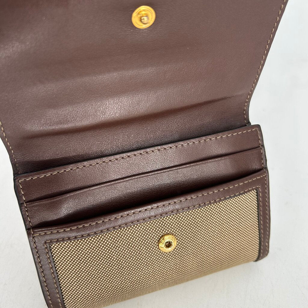 Prada Canvas Wallet
