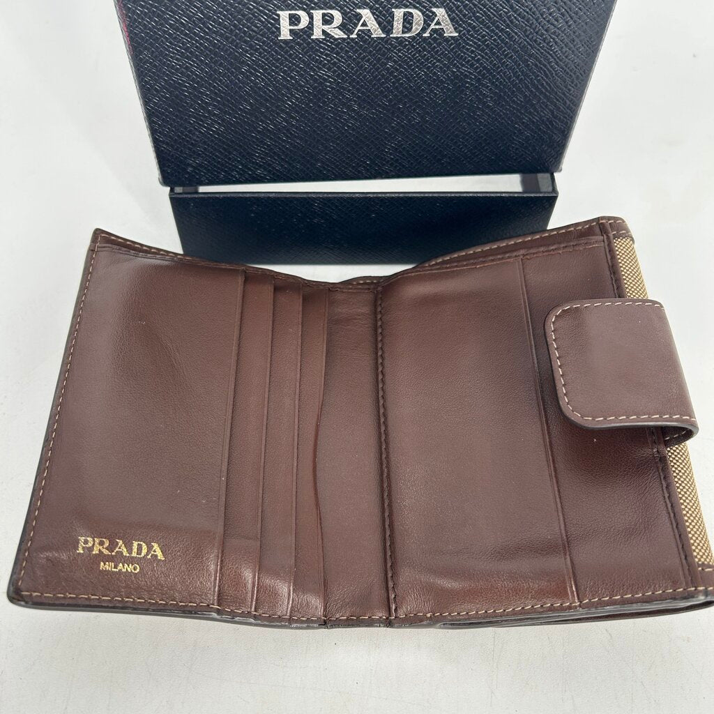 Prada Canvas Wallet