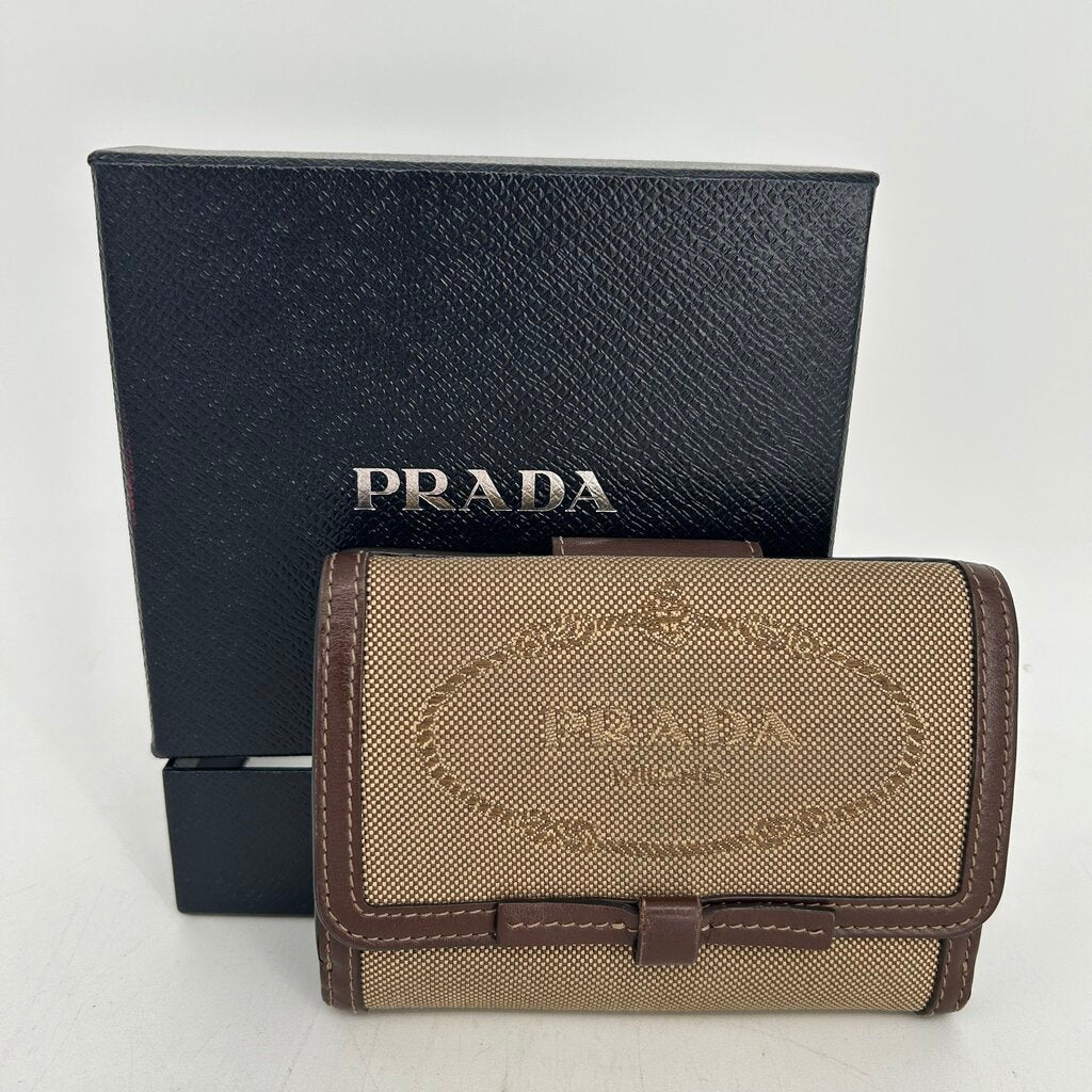 Prada Canvas Wallet
