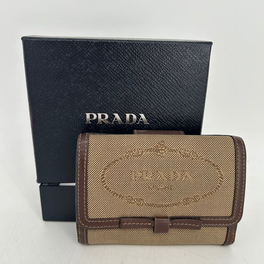 Prada Canvas Wallet