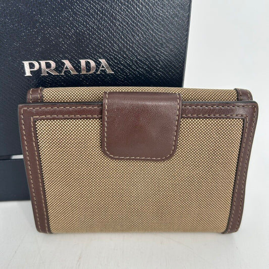 Prada Canvas Wallet