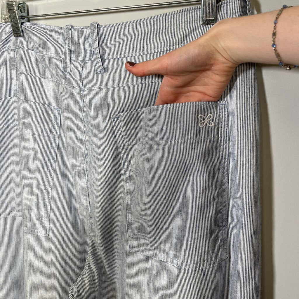Maeve Linen Stripe Pant