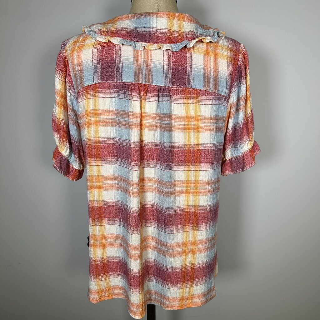 Pilcro S/s Plaid Shirt