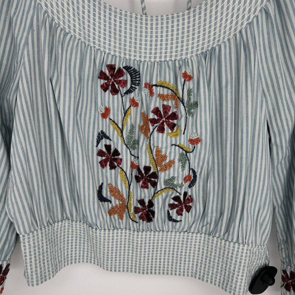 Anthropologie 3/4 Slv Stripe Shirt