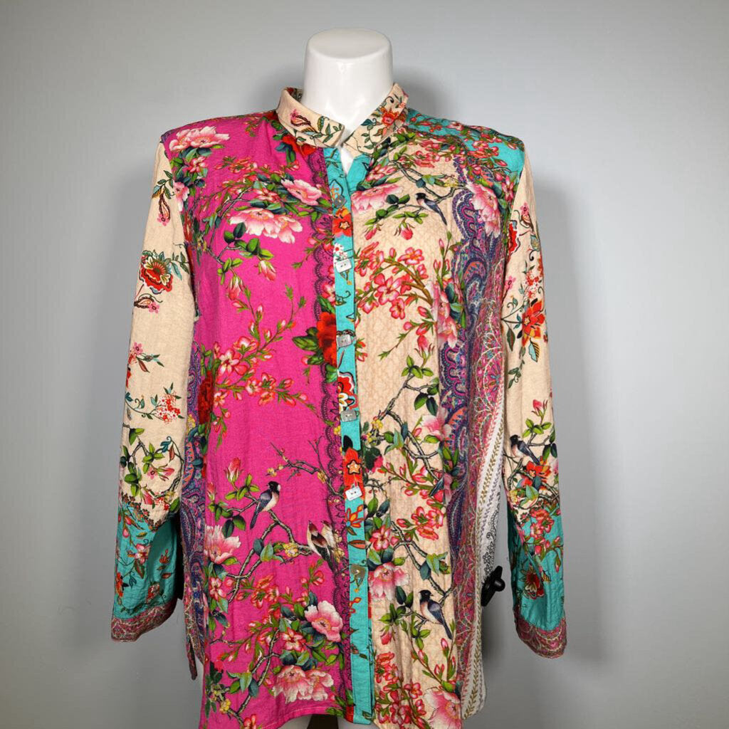 John Mark L/s Floral Shirt