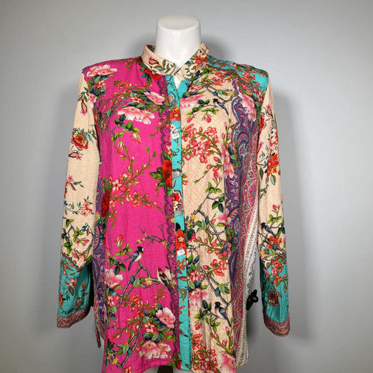 John Mark L/s Floral Shirt