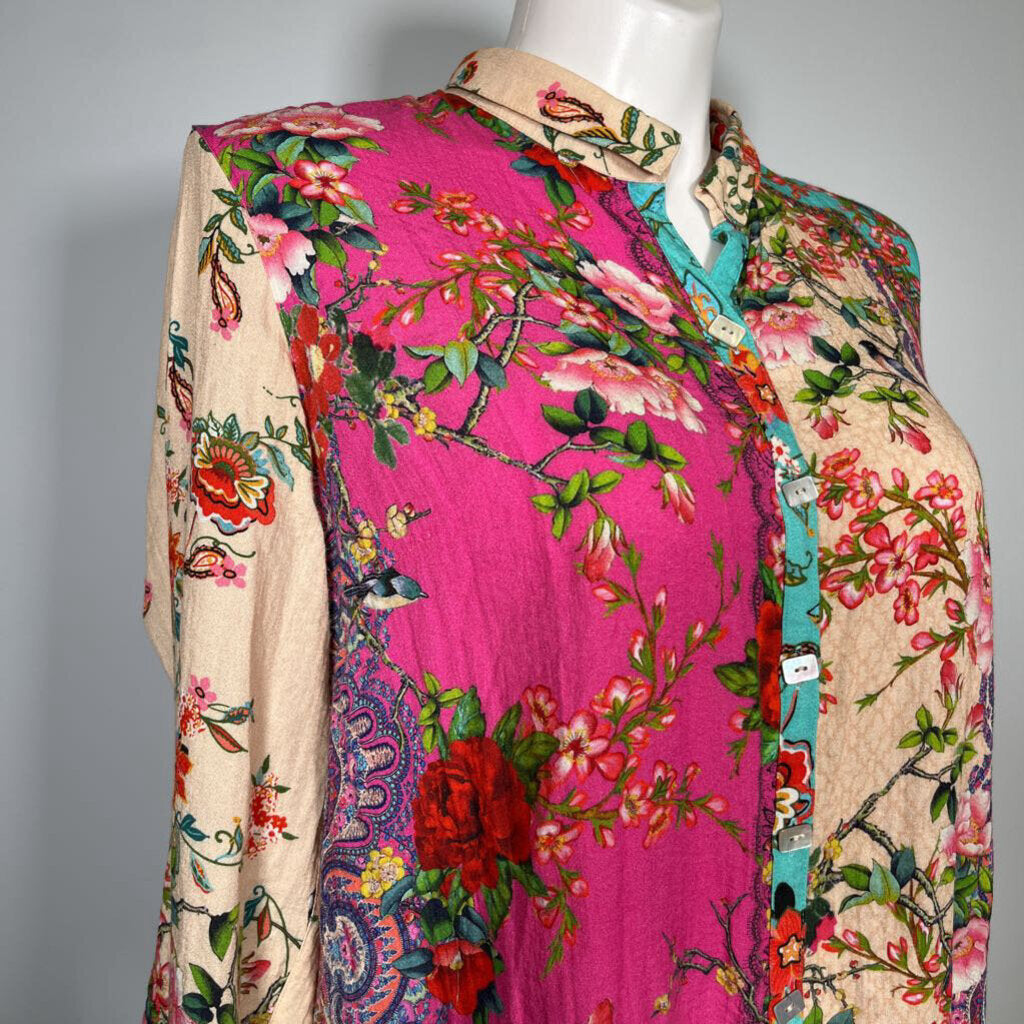 John Mark L/s Floral Shirt