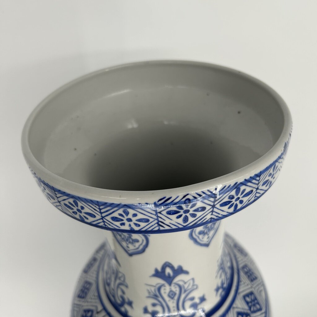 Tall Floral Floor Vase
