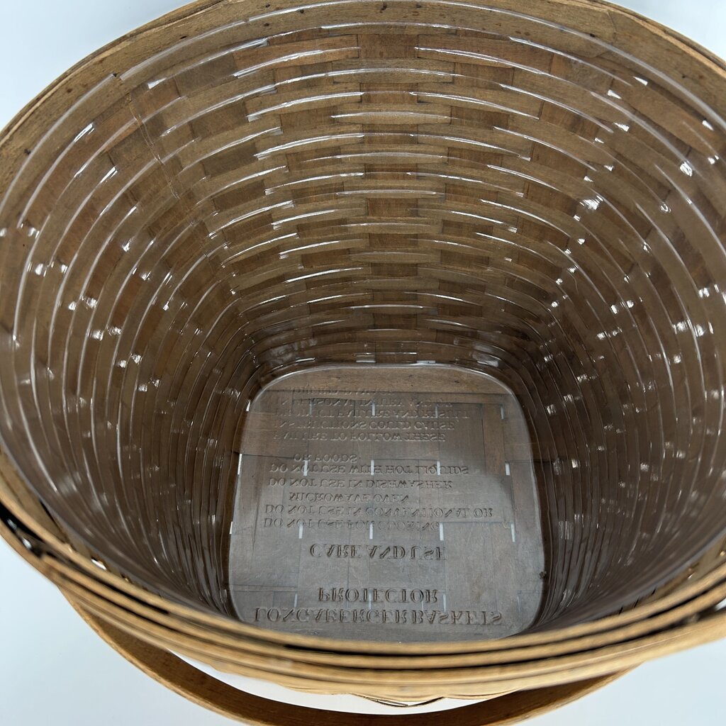 Longaberger Basket w Floral Lid
