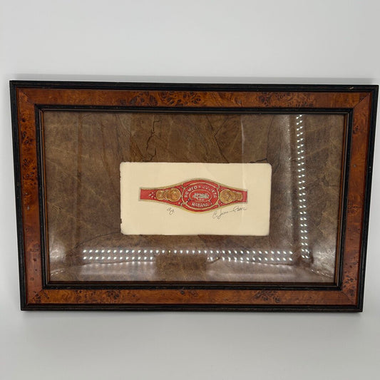 Framed Cigar Band Print