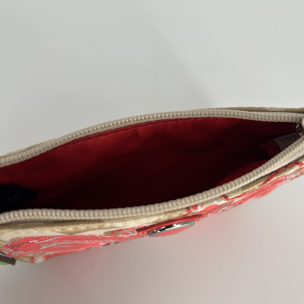 Coach Floral Wristlet