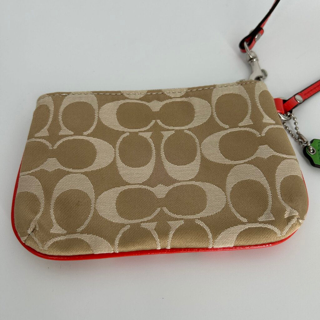 Coach Floral Wristlet