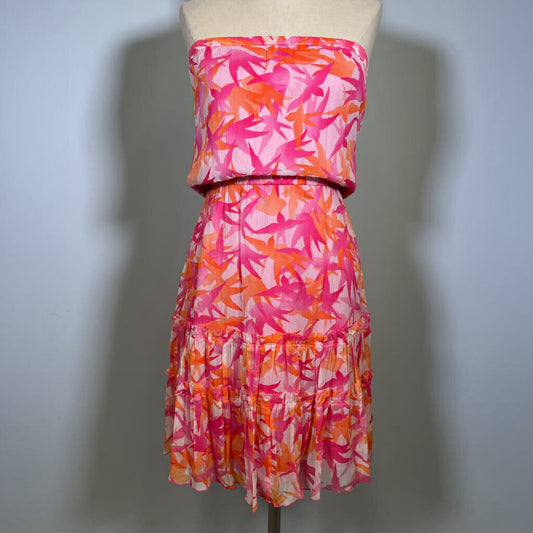 DVF Strapless Silk Dress
