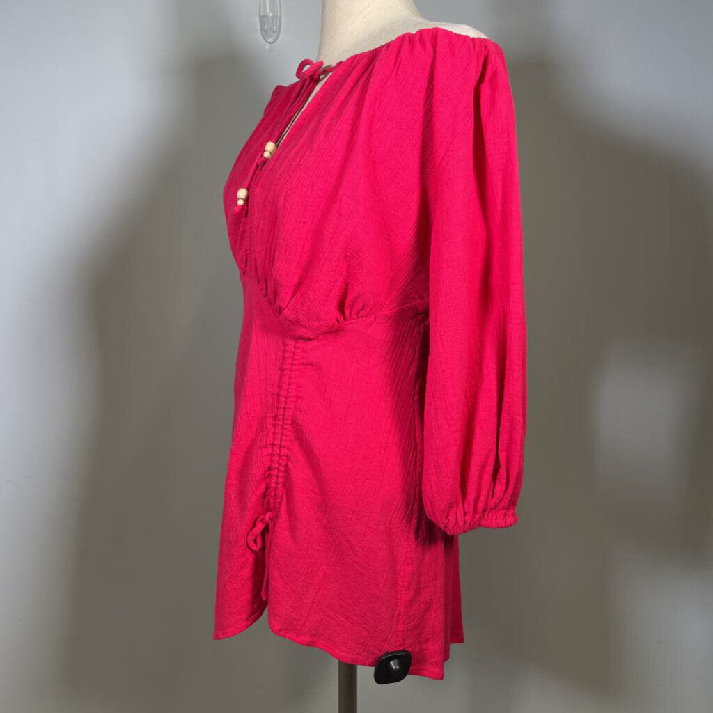 FP 3/4 Slv Gauze Shirt