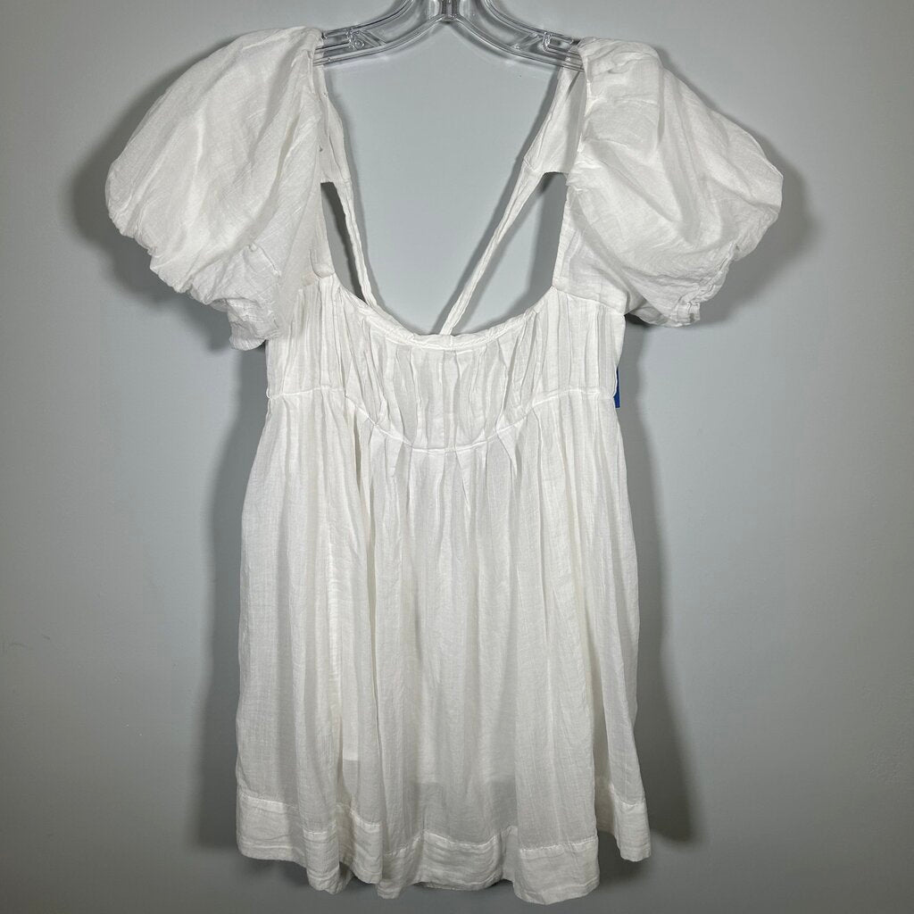 FP S/Puff Slv Mini Dress
