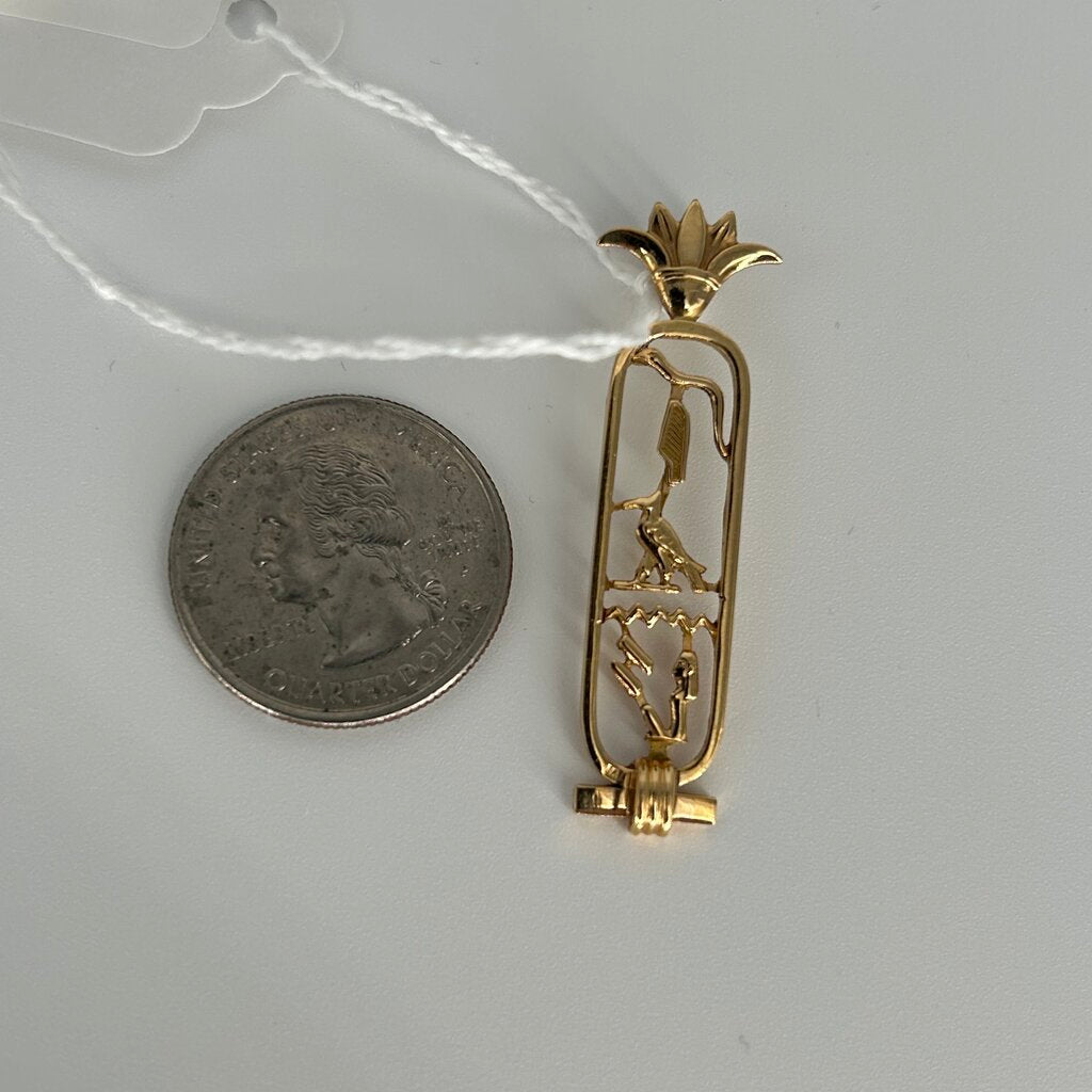 18k Egyptian Pendant