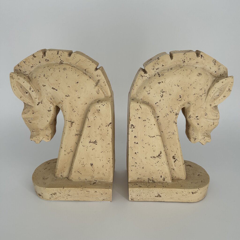 Horse Head Book End Set