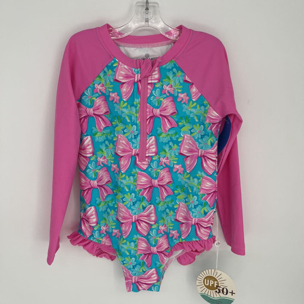 Caden Lane LS One Piece Swimsuit
