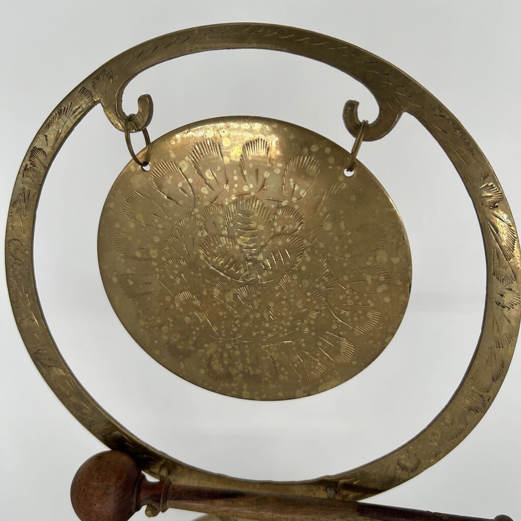 Brass Tabbletop Gong