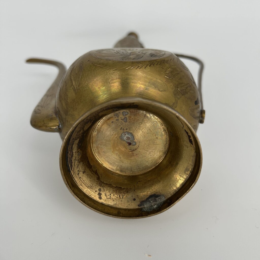 Etched Brass Ewer