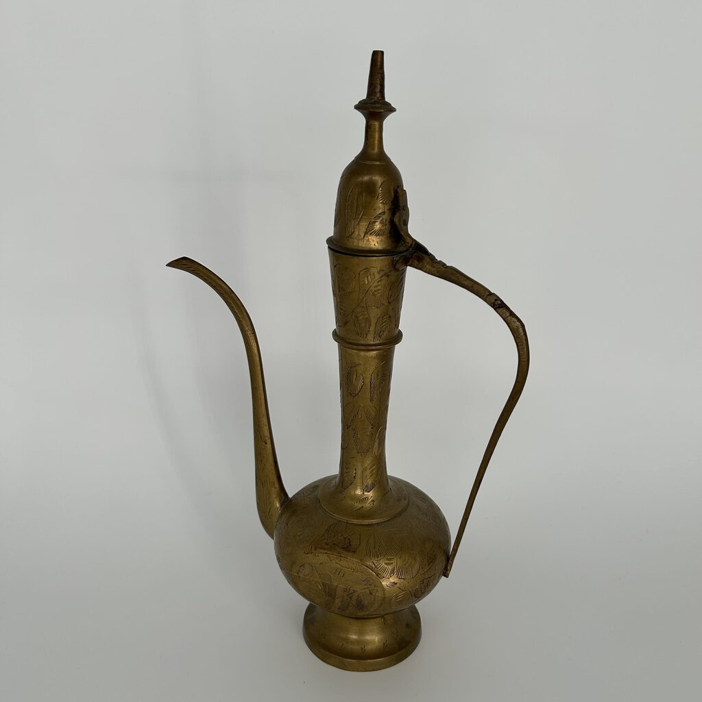 Etched Brass Ewer