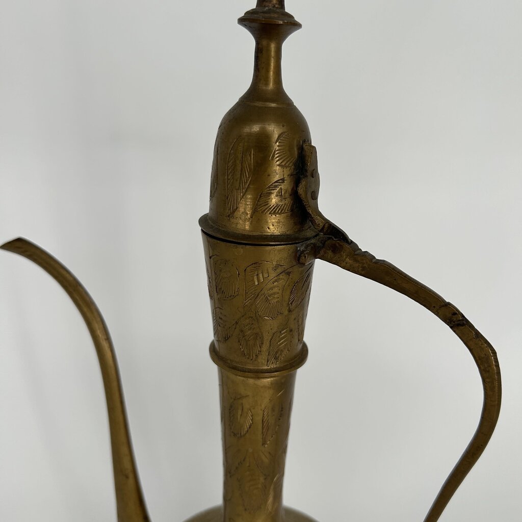 Etched Brass Ewer
