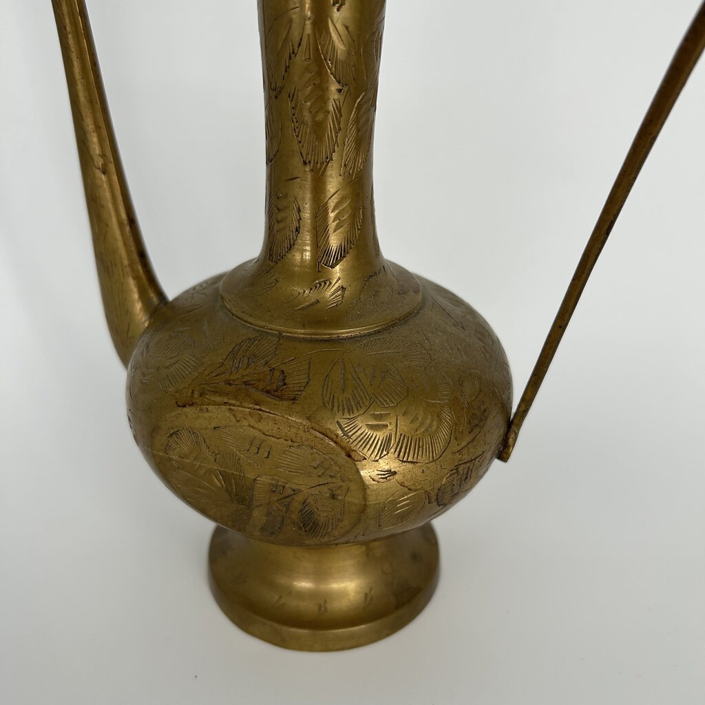 Etched Brass Ewer
