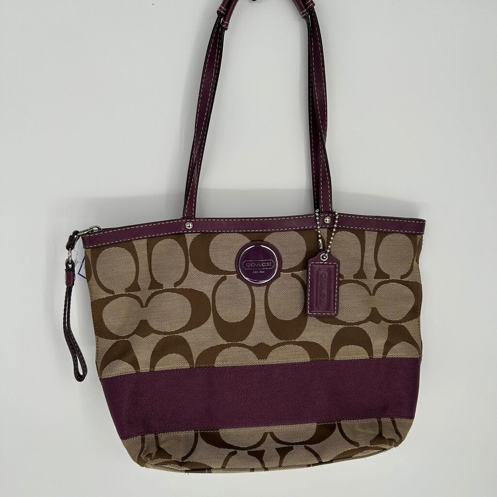 Coach Signature Handbag AS IS