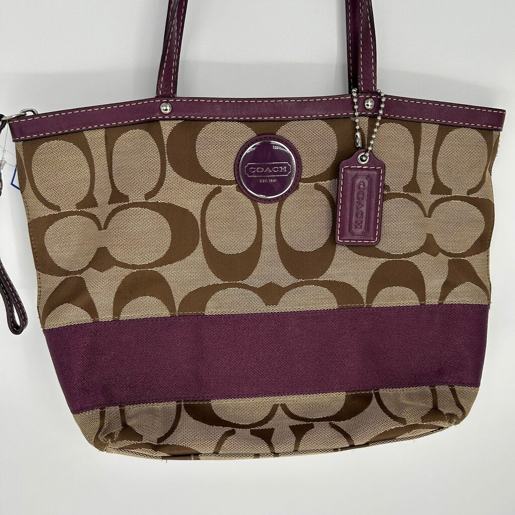 Coach Signature Handbag AS IS