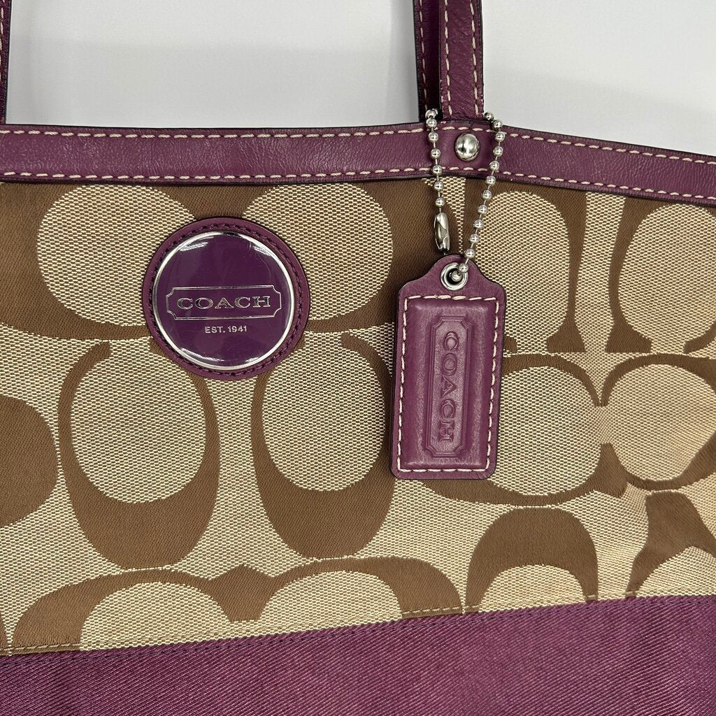 Coach Signature Handbag AS IS