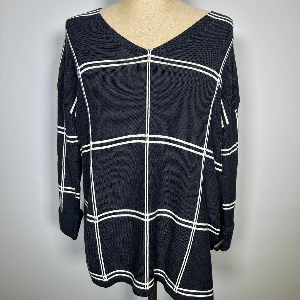 Barbour 3/4 slv knit Top