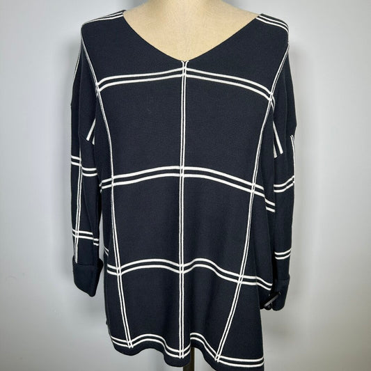 Barbour 3/4 slv knit Top
