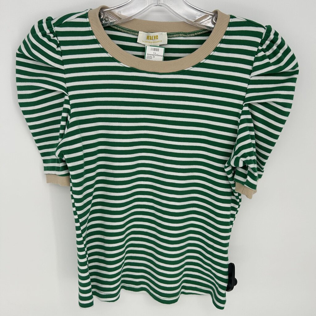 Maeve S/s Striped Shirt