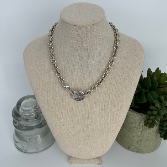 Tiffany & Co "Please Return To Tiffany" Tag Necklace