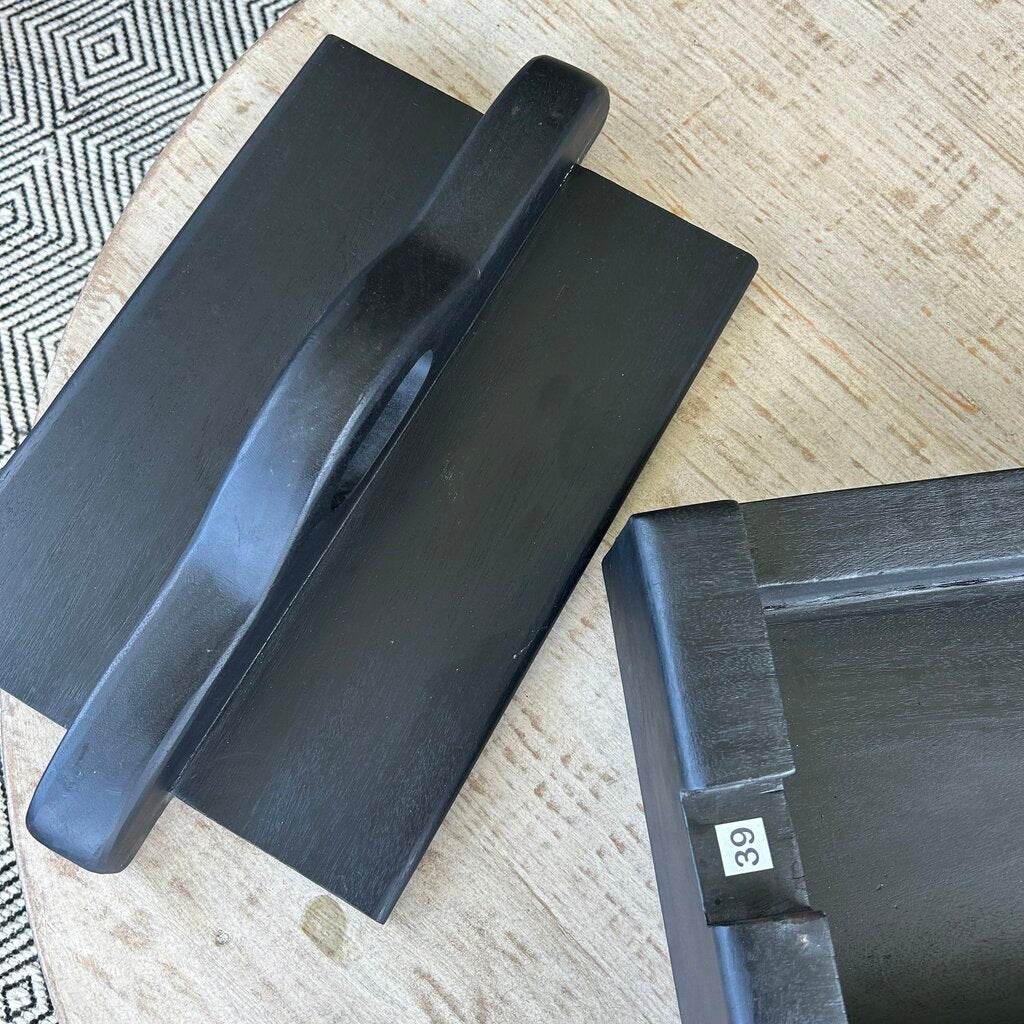 Wood Serving Tray w LId