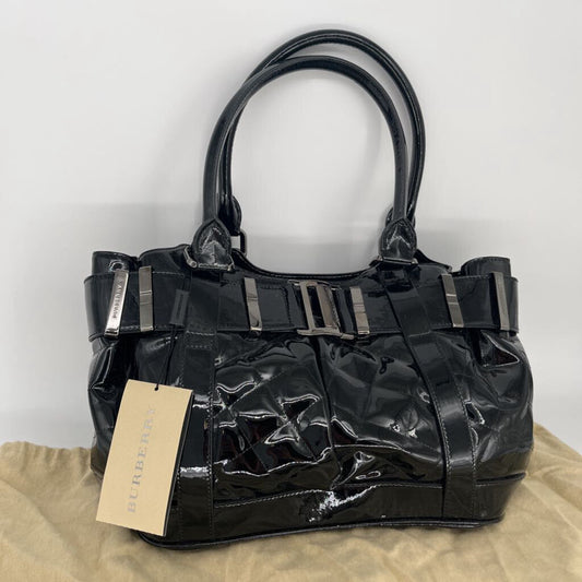 Burberry Patent Leahter Handbag