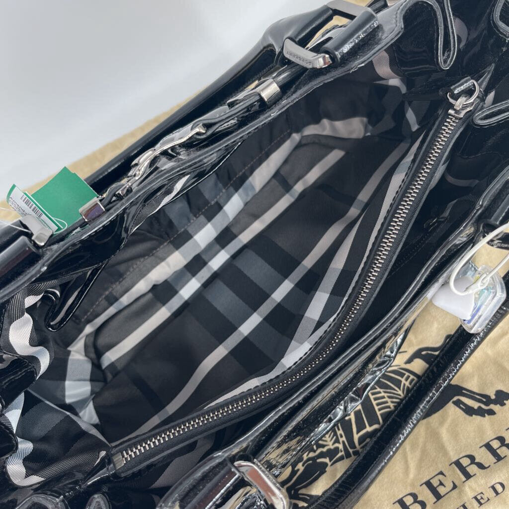 Burberry Patent Leahter Handbag