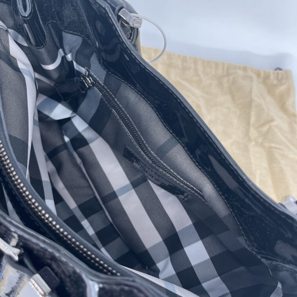 Burberry Patent Leahter Handbag